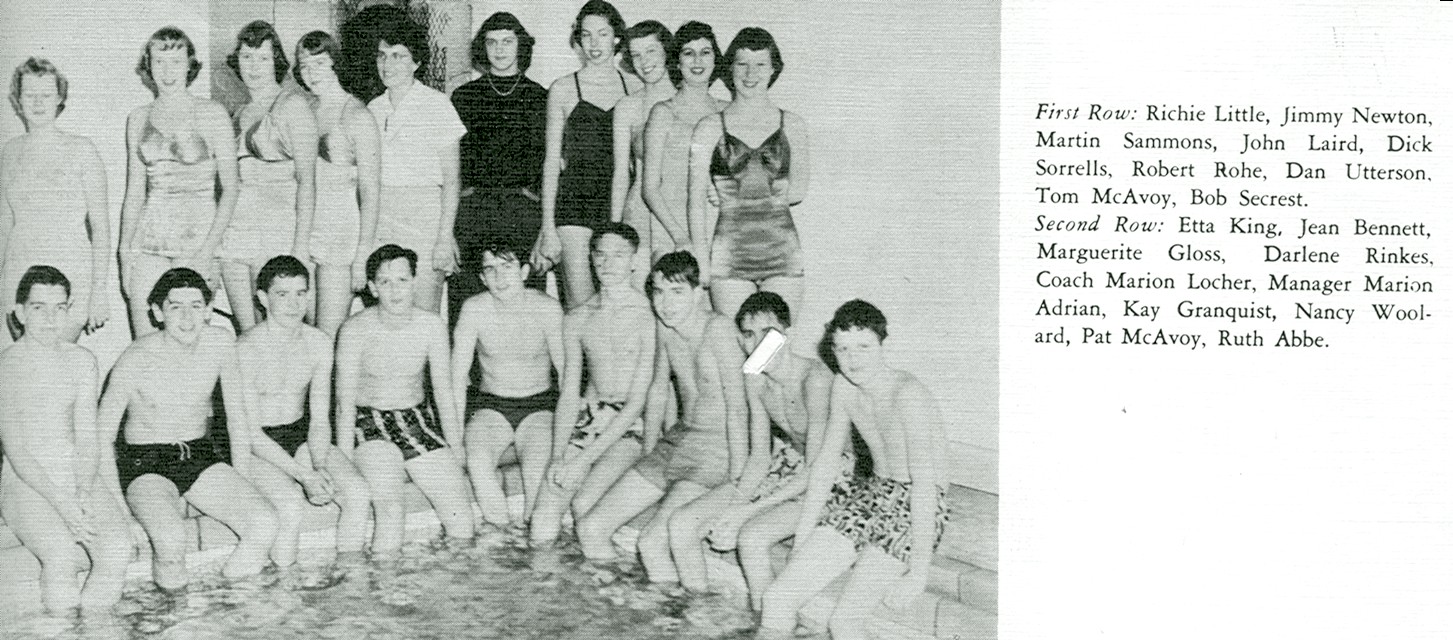 1953 Swim team 