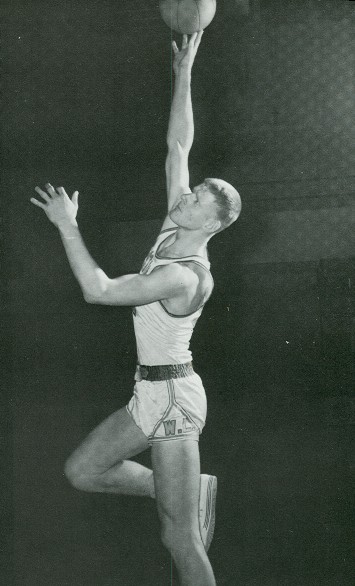 1966 varsity basketball player Clark Hoss 