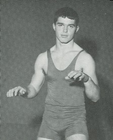 1966 varsity wrestler Bud Lynch 