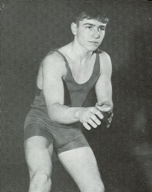 1966 varsity wrestler Dan Taylor 