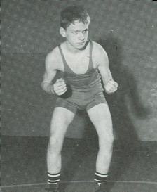 1966 varsity wrestler Mike Groves 