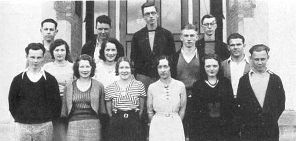1932 Senior Play Actors 