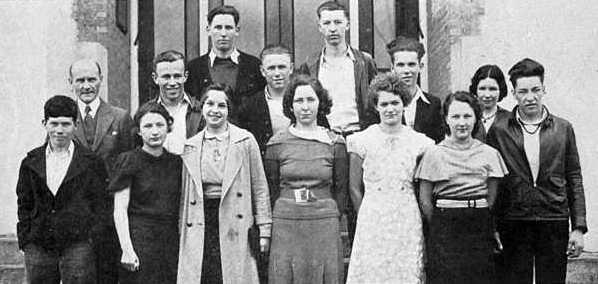 1934 Junior Play cast 
