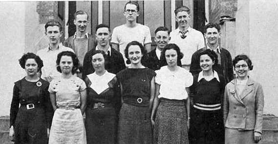 1934 Senior Play cast 