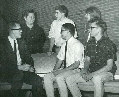 1966 Honor society officers 