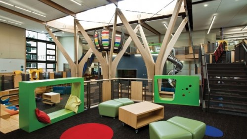 Trillium library from kindy porch