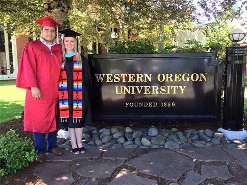 Sra. R graduates from WOU Sra. R graduates from WOU