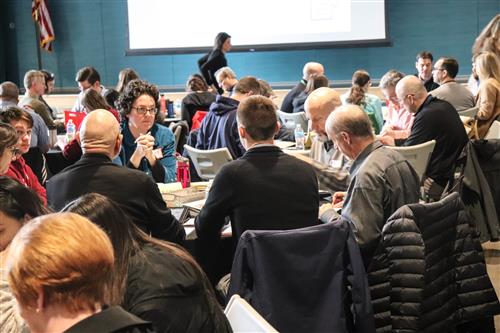 West Linn-Wilsonville Community Members discuss projects at the 2019 Bond Summit 