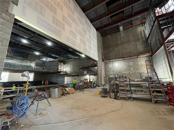 Interior of new auditorium