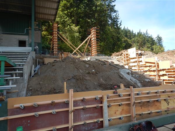 WLHS Stadium work