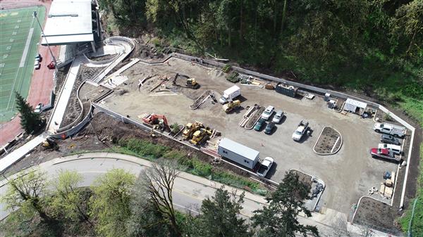 New Parking Lot