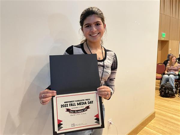 WLHS Journalism student wins award at Fall Media Day 2022